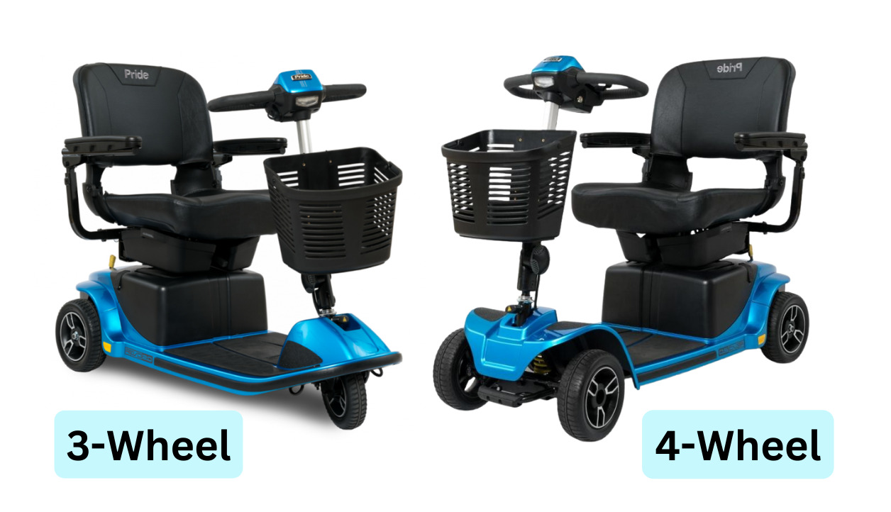 3-wheel mobility scooter versus 4-wheel mobility scooter