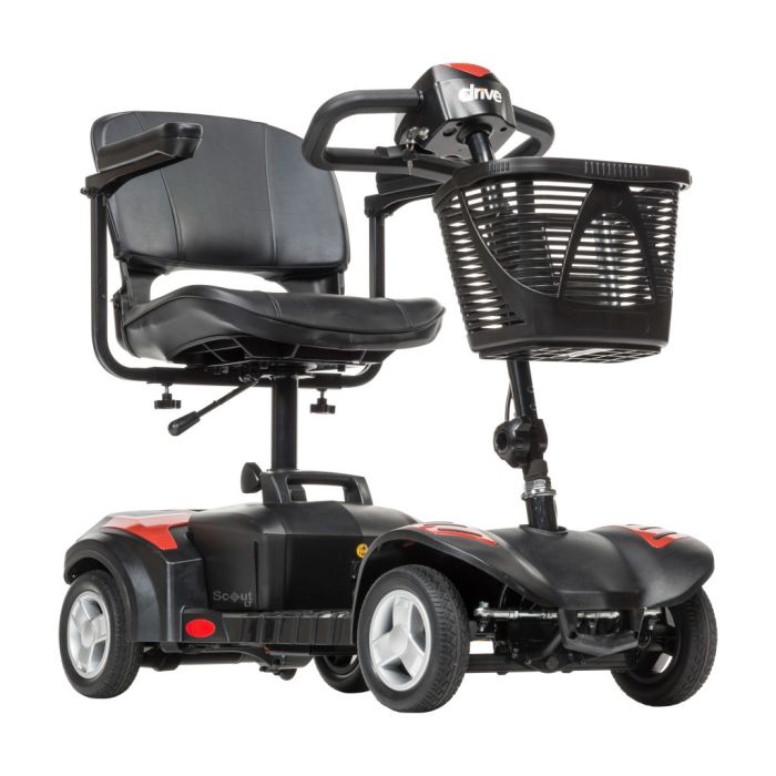 Drive Medical Scout LT 4-Wheel Red Beauty Drive Medical Scout LT 4-Wheel Red Beauty
