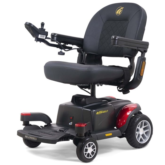 Golden BuzzAbout GP164 Power Wheelchair Candy Apple Red