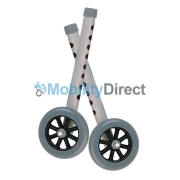 Drive Medical Walker Tall Extension Legs with Wheels, Combo Pack (Adds 4")
