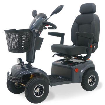 9LSP - ALLROUNDER MOBILITY SCOOTER - GREY - OVERALL FLIPPED