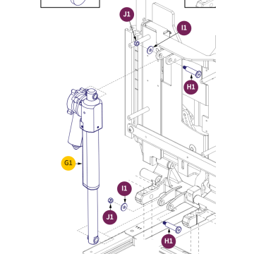 Quantum Tru Balance 3 Recline Actuator
