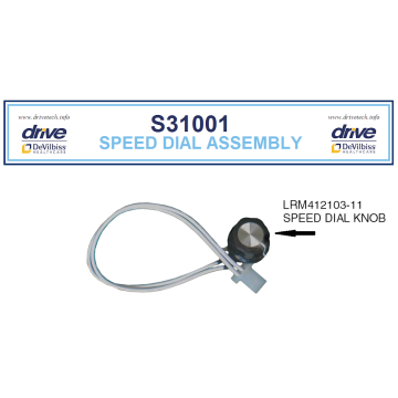 Drive Ventura & Ventura DLX Speed Dial Assembly