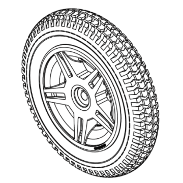 Pride Jazzy 614/HD Drive Wheel Replacement
