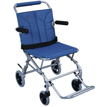 Drive Medical Super Light, Folding Transport Chair with Carry Bag and Flip-Back Arms