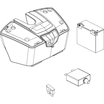 Pride Go Chair & ZT8 22AH Battery Box Assembly