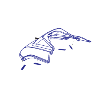 Pride Wrangler (MV600) Front Hood Shroud Replacement