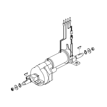 Pride Go-Go Elite Traveller & Ultra X Complete Motor, Transaxle, Brake Assembly (SC40E/SC44E,SC40X/SC44X)