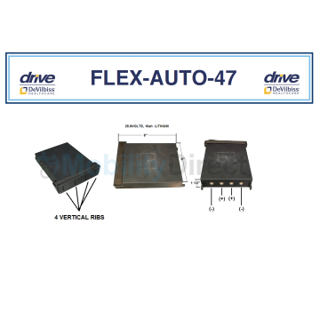Drive ZooMe Auto-Flex 25.9 V x 10 AH Lithium Battery