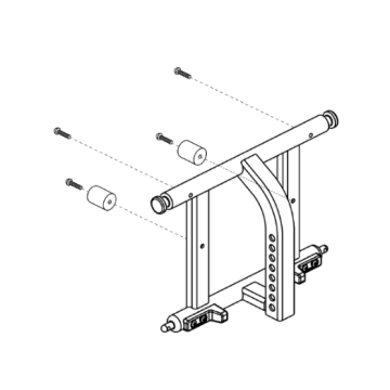 Quantum Q6 Edge Standard Battery Access Bracket Assembly
