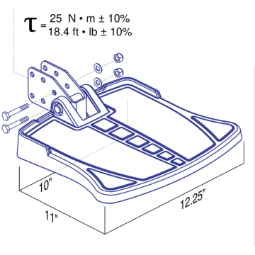 Quantum J4/J4 HD Q6 Series Foot Platform Assembly