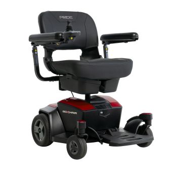 Pride Go Chair Power Wheelchair  Ruby Red