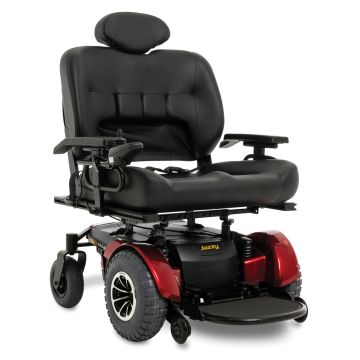 Pride Jazzy 1450 Power Wheelchair Red Right Beauty
