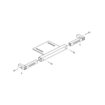 Pride Jazzy Air 1 & 2 Elevating Legrest Mounting Kit Assembly
