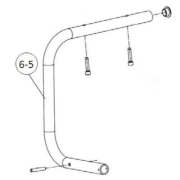 Golden Buzzaround Carry-On (GB120) Armrest w/ Bracket & Hardware
