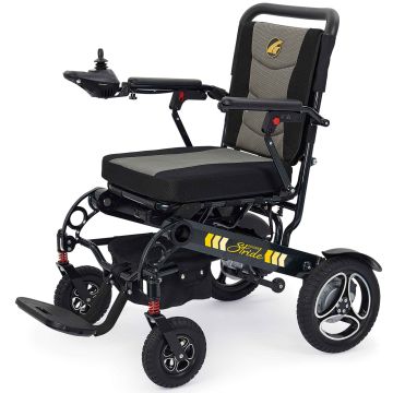 Golden Stride Foldable Power Wheelchair Left Beauty