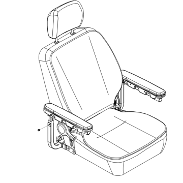 Pride Raptor (R3-1700) 20x18 100 Degree Limited Recline Seat Assembly