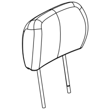 Pride Jazzy EVO 613 Black Vinyl Headrest