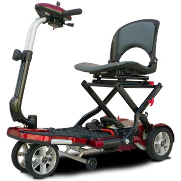 Transport Plus Folding S19+ Left Side with Basket Red