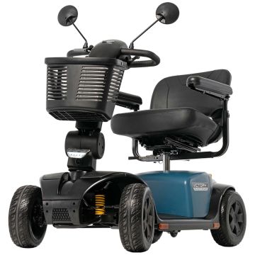 Pride Mobility Victory Platinum Iceberg Blue Beauty Left Side