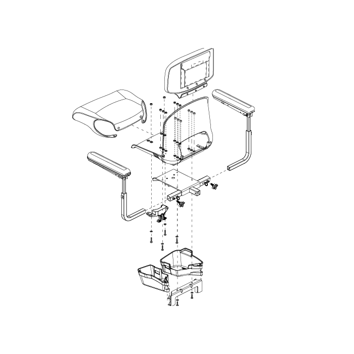 Pride Go-Chair Seat Assembly - Tax-Free & Free Shipping Mobility