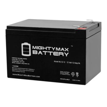 12 V 12 AH Sealed Lead Acid (Pair)