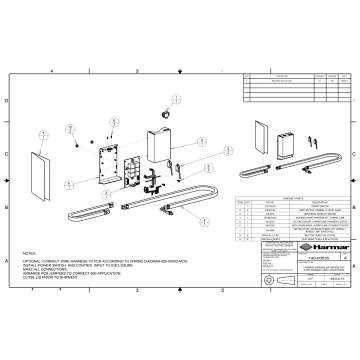 Harmar AL600 Vehicle Lift Hybrid Wiring Kit