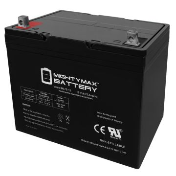 12 V 75 AH Sealed Lead Acid (Pair)