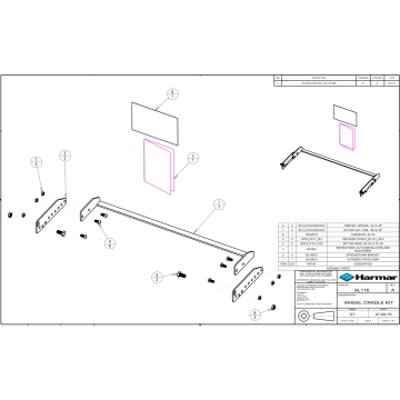 Harmar Platform Lift Cradle Kit