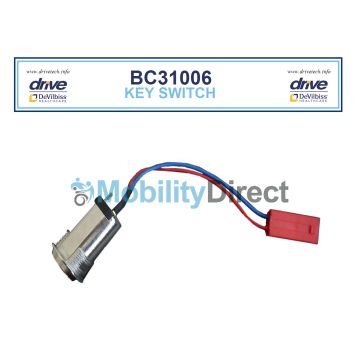 Drive Medical Scout and Bobcat Key Switch Replacement