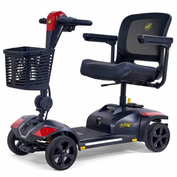 Golden Buzzaround XL+ 4-Wheel Velvet Red