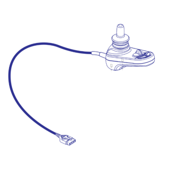 Pride Mobility 2 Key GC2 Joystick Remote with 4 Prong Connector