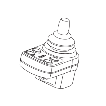 Pride Jazzy Carbon Joystick Assembly