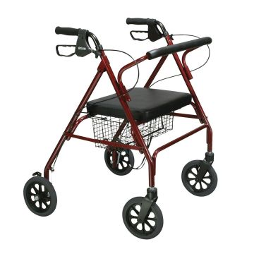 Go-Lite Bariatric Steel Rollator Right Beauty