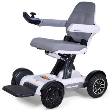 Golden Ally Sport Folding Power Wheelchair White