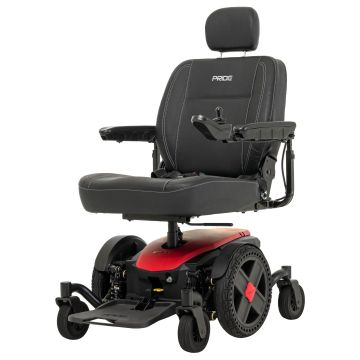Pride Mobility Jazzy Evo 614HD Red Left Beauty