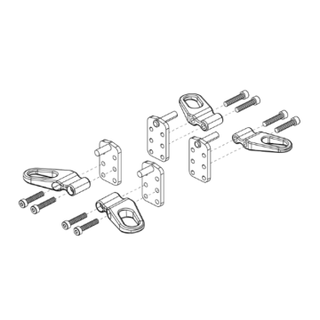 Quantum J4E, J4/J4 HD, Q6 Edge Seat Mount Connector Assembly