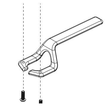 Pride Jazzy Ultra Light Joystick Mounting Bracket