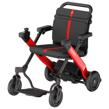 Paiseec 2-in-1 Electric Wheelchair W1 Red