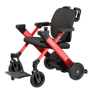 Paiseec 3-in-1 Electric Wheelchair W3 Red