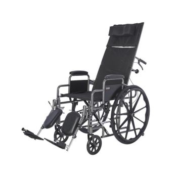 Rhythm Healthcare Deluxe Reclining Desk Arm Wheelchair Left Side View