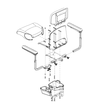 Pride Go-Chair Seat Assembly