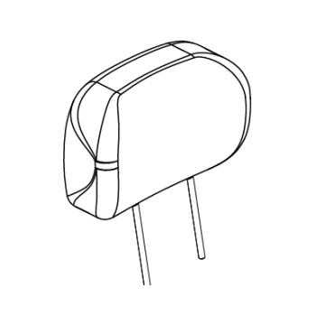 Pride Jazzy Air & Air 2 Headrest Assembly