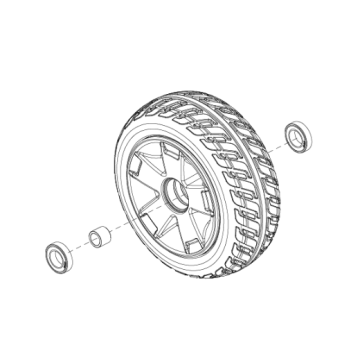 Pride Victory 9 (SC609) & Go-Go Sport (S73 & S74) Front Wheel Assembly Replacement