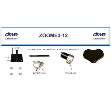 Drive ZooMe 3 Seat Assembly