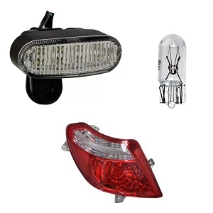 mobility scooter light bulbs and light assemblies