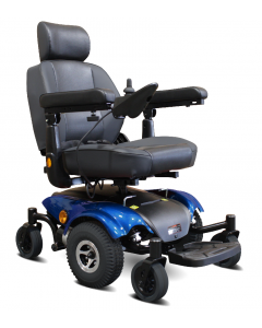 blue ew-m48 power wheelchair