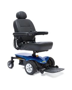 Jazzy Elite ES Power Wheelchair Blue For Sale Tax Free & Free Shipping