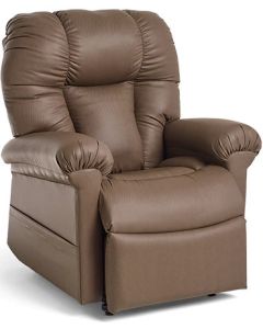Journey Perfect Sleep Chair Deluxe 5 Zone - MiraLux Better than Leather - Chocolate Spectra - For Sale - No Sales Tax & Free Shipping