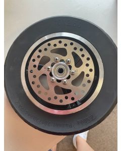 Solid Triax Wheel Mounted on a Rim